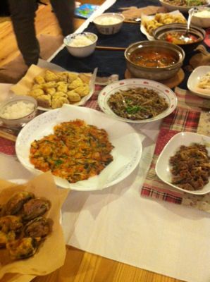 韓国料理と日本料理