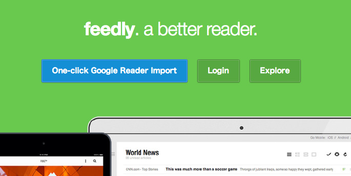 Welcome to feedly